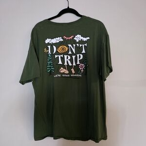 Neff "Dont Trip" Olive Green Graphic Tee XL